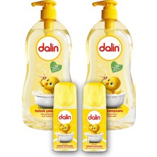 Dalin 700 ml x 2 Klasik Bebek Şampuanı ve 100 ml x 2 Bıcı Bıcı Kolonya Dermatolojik Testli