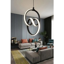 Lzy Avize Store Signature Siyah Avize – Modern Salon, Mutfak, Çocuk Odası ve Antre Aydınlatma