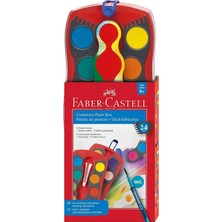 Faber-Castell 24 Renk Suluboya Değiştirilebilir Tablet Kırtasiye Ürünü Ölçülerle