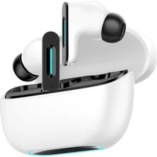 Esranın Dünyası Newface LS-518 Aktif Gürültü Engelleyici Özellikli Tws Airpods Kulaklık - Beyaz-Siyah
