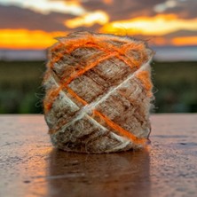 Kırlangıç Ebruli Moher Tiftik El Örgü Ipi 130 gr