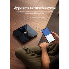 Xenon Smart Dijital Akıllı Tartı Yağ Kemik Kas Kütlesi Ölçen Vücut Veri Analizi için Bluetooth Baskül (180 kg kapasite) X8703