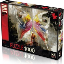 KS Games Kelebek Etkisi 1000 Parça Standart Puzzle Sanat Galerisi Tasarımı