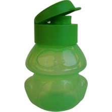 Tupperware 350 ml Kapasiteli Kurbağa Şişe Sıkı Kapaklı Yeşil Renkli Ergonomik Tasarım