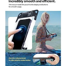Waterproof IP68 Sertifikalı Su Geçirmez Kılıf (Dahili Pompa ile Sızdırmaz Vakumlama Teknolojisi) Charcoal Gray - ACS06257