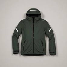 Delpino Erkek Haki Su ve Rüzgar Geçirmez Softshell Mont Orta Kalınlıkta Doğa Sporları İçin