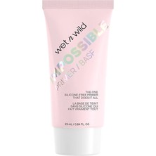 Wet N Wild Impossible Makyaj Bazı Silikon İçermeyen İpeksi Uygulama 25 ml Matlaştırıcı Etki