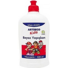 Artdeco Kids Beyaz Tutkal 500 ml Kolayca Sıkılabilir Yapıştırıcı Kağıt ve Karton İçin