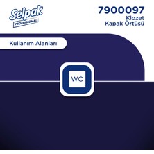 Selpak Professional Klozet Kapak Örtüsü 250'LI Koli Içi 10 Paket