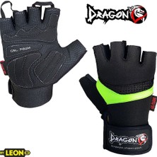 Dragon Yeşil Ağırlık Eldiveni BODY-41 L Beden Fitness İçin Hava Alan Malzeme ile Dayanıklı