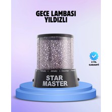 Twin Store Odayı Yıldızlarla Dolduran Galaxy Efektli LED Projektör Işık