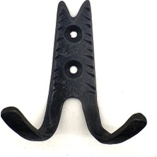 Twin Store Antika Tarz Dekoratif Pirinç Kurt Askı - 75X70 Mm, Oksit