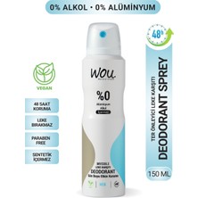 WOU World of Unique Erkek Sprey Deodorant 150 ml – 48 Saat Kalıcı Koruma, Vegan, Alkolsüz, Pudrasız, Ter Kokusu Önleyici