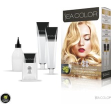 Sea Color 10.0 Sedef Sarı Amonyaksız Krem Saç Boyası Kalıcı Parlak Renkler 99 ml