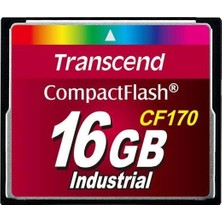 Transcend 16GB CF170 300X Endüstriyel Compact Flash Hafıza Kartı Yüksek Hız ve Güvenilirlik
