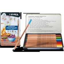 LYRA Rembrandt Polycolor 12'li Kuru Boya-1