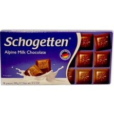 Schogetten Sütlü Çikolata 100 gr Alpine Lezzetiyle Zengin Tatlandırıcı İçeriği