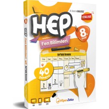 HiperZeka 8. Sınıf HEP Fen Bilimleri Haftalık Deneme Föyleri Hiper Zeka Yay