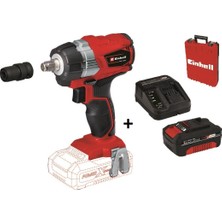 Einhell Te-Cw 18 Li Bl Akülü Şarjlı Somun Sıkma Kömürsüz 4.0 Ah Starter Kit + Çanta Yüksek Tork