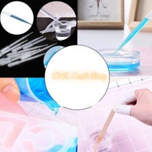 Cnk Craft Shop Epoksi Reçine Damlalık Pipet Seti 10 Adet Epoksi Kalıpları İçin Kullanışlı Set