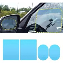 Marsilyan 4 Parça Yan Aynalar ve Yan Camlar Için Araç Ayna Yağmur Kaydırıcı ve Cam Buğu Önleyici Fil