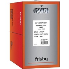 Frisby Cat6 Gri CCA Data Kablo (305m) (FR-CAT601)