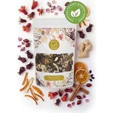 Kayla Gurme Nar Sultan Çayı - Nar Çiçeği, Pembe Gül, Hibiskus, Kuşburnu, Portakal Kabuğu, Tane Zencefil - 100 g