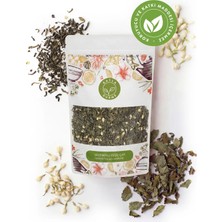 Kayla Gurme Yaseminli Yeşil Çay - Katkısız Koruyucusuz Kurutulmuş Yaseminli Yeşil Çay - Demleme - 100 g