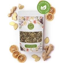 Kayla Gurme Zencefilli Limon Çayı - Katkısız Koruyucusuz - Demleme Zencefilli Limon Çayı - 125 g