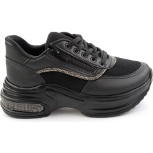 Bambi Siyah  Kadın Sneaker K01709151109