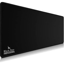 Deer Oyuncu Mouse Pad, Fare Altlığı, Kenar Dikişli, Kaymaz Taban, Ofis Tipi, Pürüzsüz Yüzey, Çalışma Masası Altlığı (90X40 Xl)