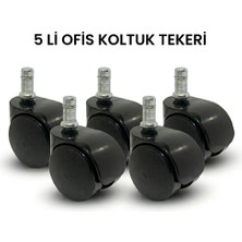 LİA TEKER L04P-S050 50 mm Ofis Koltuk Tekeri 5 Li
