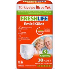 Freshlife Emici Külot S Beden Küçük Boy 30 Adet Yetişkin Hasta Bezi Unisex