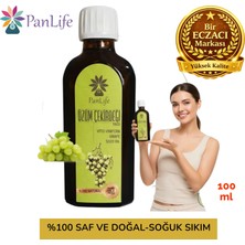 Panlife Üzüm Çekirdeği Yağı Soğuk Sıkım %100 Saf ve Doğal – Cilt ve Saç Bakım Yağı