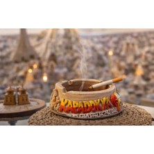 Kapadokya Hediyelik Alçı Peribacası Kültablası Süs Eşyası