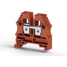 Klemsan 304154RP Avk 10 Kırmızı Ray Klemens Vidalı 50 Ad