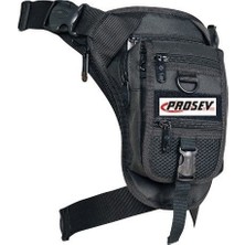 Prosev JE-040 Siyah Bacak Çantası Fonksiyonel Cep ile Motosiklet Kullanımına Uygun