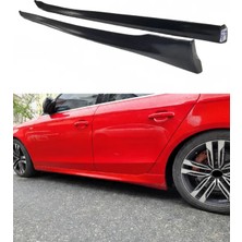 🚗 Audi A4 Rieger Yan Marşpiyel | Şık & Dayanıklı Plastik Malzeme | Boyasız