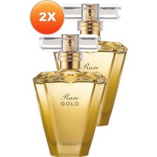 Avon Rare Gold Kadın Parfüm EDP 50 ml Meyveli Koku İkili Set Cinsiyet: Kadın