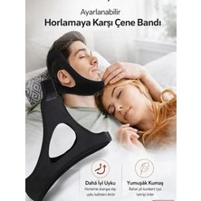 Ankaflex Premium Uyku Maskesi Uyku Apnesi Çene Bandı Anti Snoring Maske