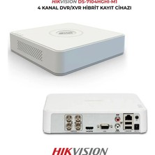 Hikvision 4 Kanal DS-7104HGHI-M1 H.265+ Güvenlik Kayıt Cihazı 1920 x 1280 Çözünürlük Özellikli