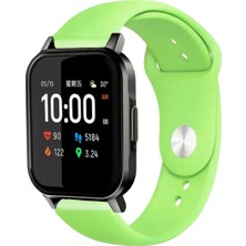 Kreton Haylou Watch LS02 ile Uyumlu Kordon Yumuşak Dokulu Esnek Jel Silikon Kayış