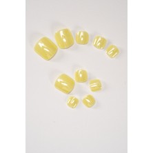 Pop Beauty Ayak Takma Tırnak Seti & Zararsız Yapıştırıcı