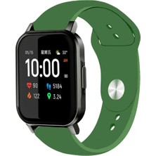 Kreton Haylou Watch LS02 ile Uyumlu Kordon Yumuşak Dokulu Esnek Jel Silikon Kayış
