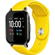 Kreton Haylou Watch LS02 ile Uyumlu Kordon Yumuşak Dokulu Esnek Jel Silikon Kayış