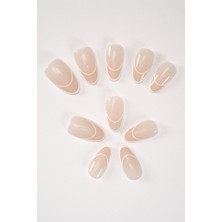 Pop Beauty Takma Tırnak Seti Pro-Yapıştırıcı ile 24 Adet Farklı Desen ve Renk Seçenekleri