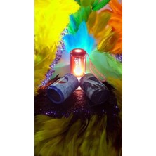 Güneş Enerjisi Ile De Dolabilen Radyolu Flash Bellek ve Hafıza Kart Destekli Süper Güçlü El Fenerli Bluetooth Speaker Şarj Edilebilir Hoparlör Bass Ses Çok Iyi (Yeşil ve Toplu)