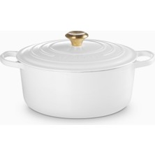 Le Creuset Yuvarlak Ikonik Lüks Döküm Tencere 28 cm