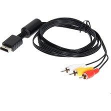 Yvz Store Ps3 Ps2 Av LCD Tv Oyun Konsolu 3 Rca Scart Lale Bağlantı Kablosu 4620