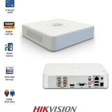 Hikvision DS-7104HGHI-M1 Mini Dvr 4 Kanal Güvenlik Sistemi Kayıt Cihazı